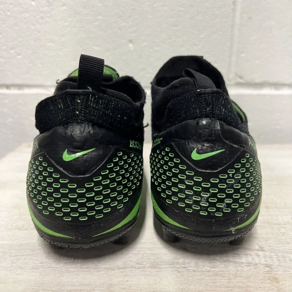 Nike CD4062-306 Jr Phantom VSN 2 Elite DF FG/MG Green/Black 5y Womens 6.5